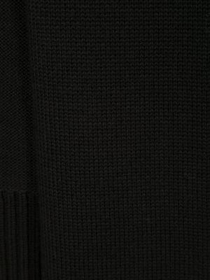 Bavlněný šál s výšivkou Calvin Klein Jeans černý