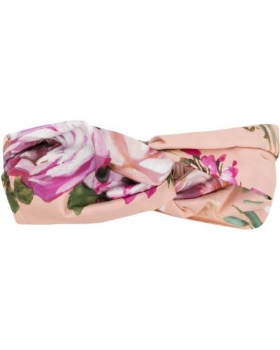Ободок с принтом Dolce & Gabbana Kids, розовый
