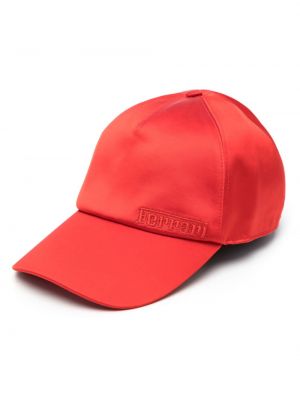 Cappello ricamato Ferrari rosso