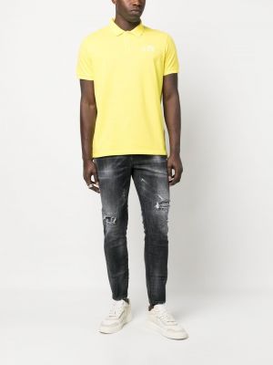 Polo marškinėliai Dsquared2 geltona