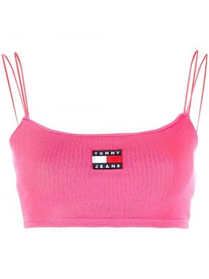 Linne i linne Tommy Jeans rosa