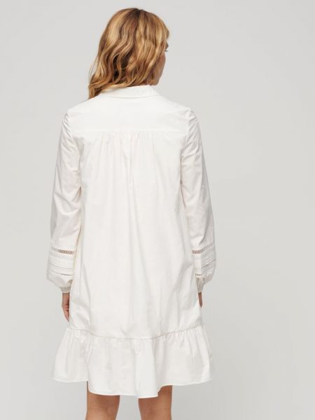 Robe chemise Superdry blanc