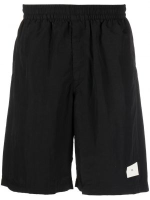 Shorts de sport à imprimé Y-3 noir