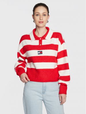 Maglione Tommy Jeans rosso