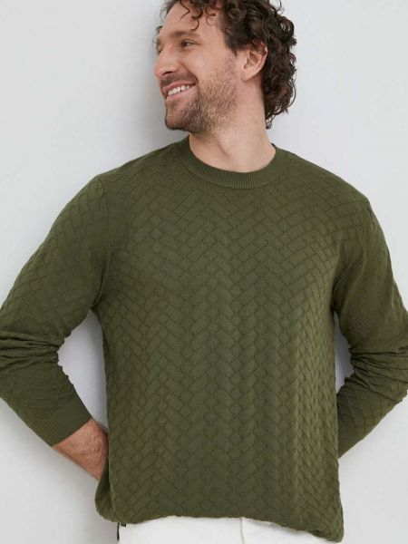 Pamučni pulover Sisley smeđa