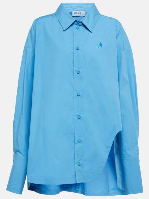 Camisa de algodón The Attico azul