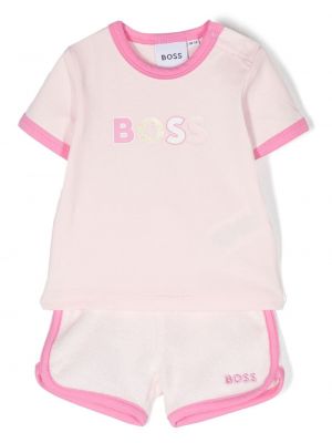 Pantaloncini Boss Kidswear rosa