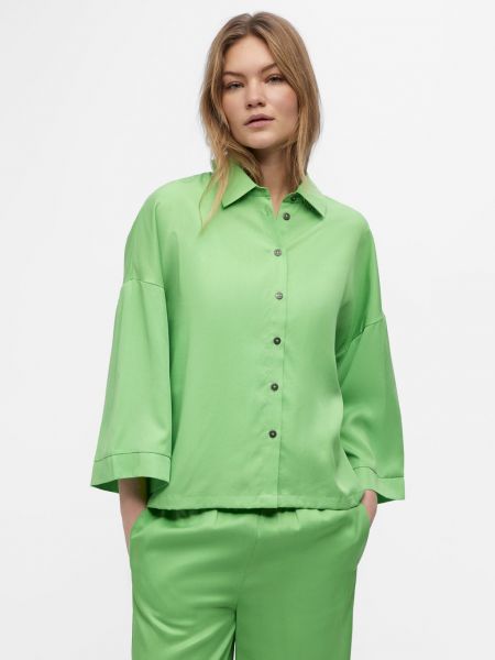 Блузка-рубашка Object, vibrant green