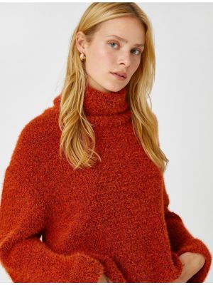 Długi sweter Koton - czerwony