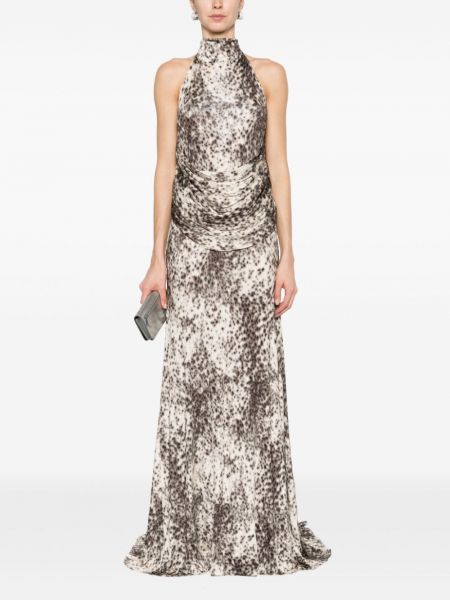 Koktejlové šaty s potiskem s abstraktním vzorem Givenchy