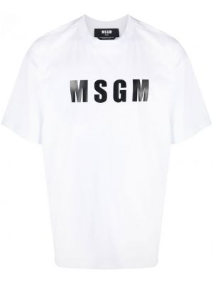 T-shirt Msgm vit