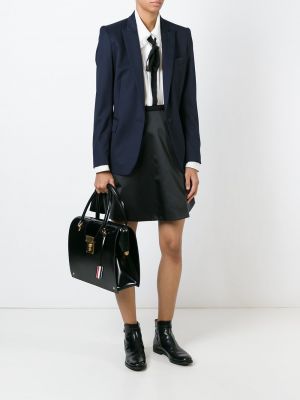 Iš natūralios odos shopper rankinė Thom Browne