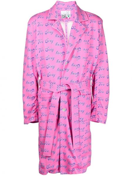 Παλτό με σχέδιο Natasha Zinko ροζ