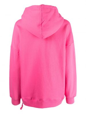Kokvilnas kapučdžemperis Ksubi rozā