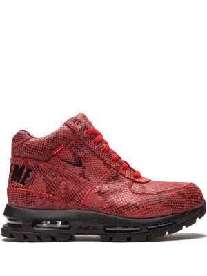 Červené kotníkové boty Nike