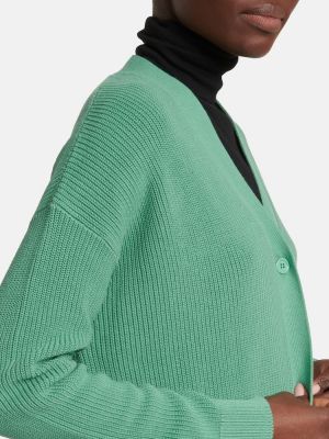 Cardigan din bumbac Max Mara verde