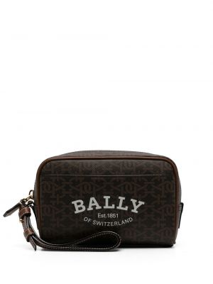 Trykt clutch Bally brun