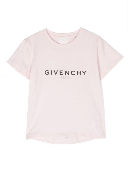 T-shirt för tjejer Givenchy Kids rosa