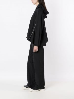Péřová bunda na zip s kapucí Uma | Raquel Davidowicz černá