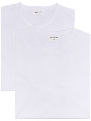 Βαμβακερό πουκάμισο Wood Wood λευκό