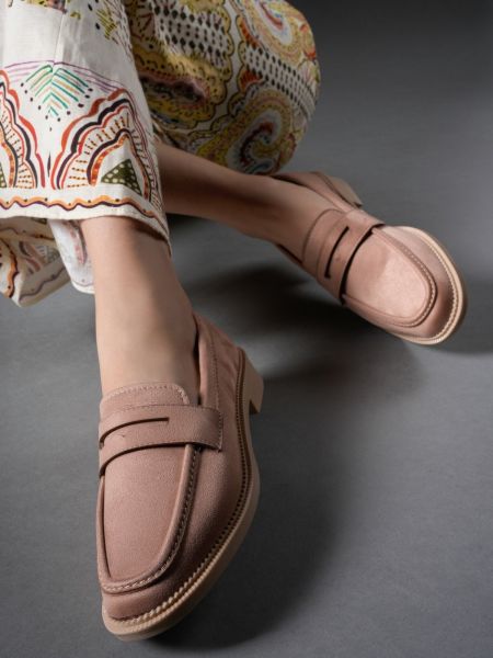 Pantofi loafer din piele de căprioară Riccon