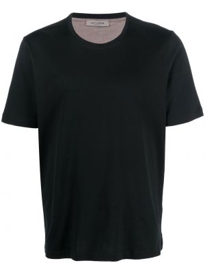 Памучна тениска Fileria черно