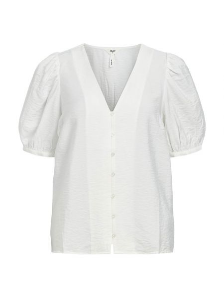 Блузка с коротким рукавом Object белая