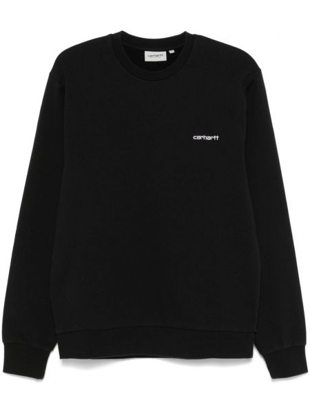 Broderet sweatshirt Carhartt Wip sort