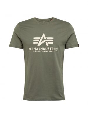 Футболка Alpha Industries зеленая