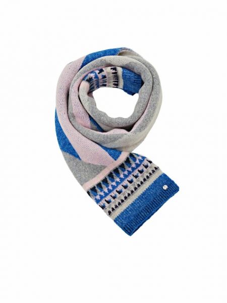 Мохеровый шарф Esprit синий
