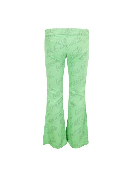 Pantalones de tejido jacquard Erl verde