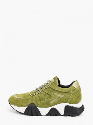 Низкие кроссовки Ascalini зеленые