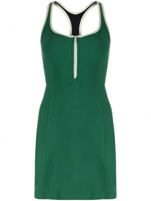 Zelené šaty na zip The Upside