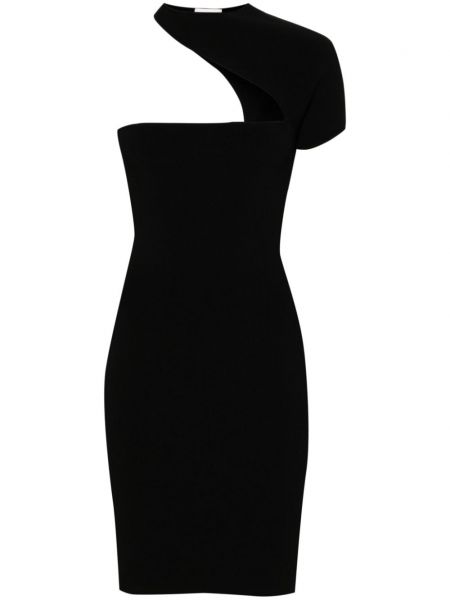 Asymetrické koktejlkové šaty Isabel Marant čierna