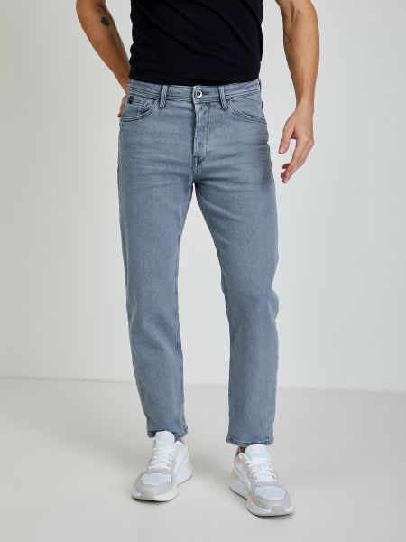 Straight fit džíny Tom Tailor Denim šedé