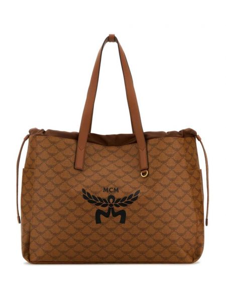 Shopping bag Mcm brun