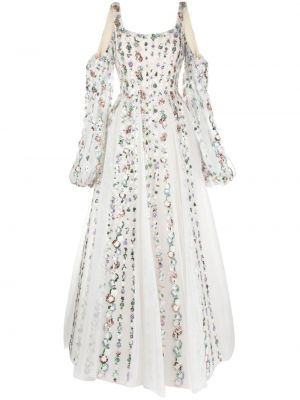 Вечерна рокля от тюл Saiid Kobeisy бяло
