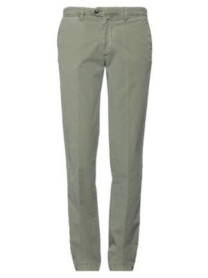 Pantaloni di cotone New England verde