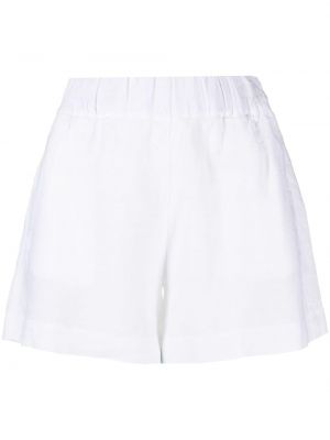 Pantaloni scurți cu buzunare 120% Lino alb