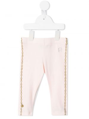 Printti ohuet housut tytöille Aigner Kids pinkki