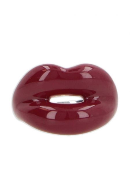 Chunky srebrni prsten Hotlips By Solange