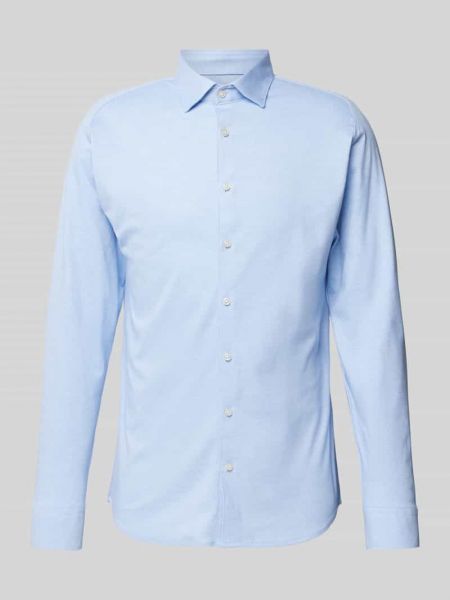 Koszula slim fit Desoto błękitna