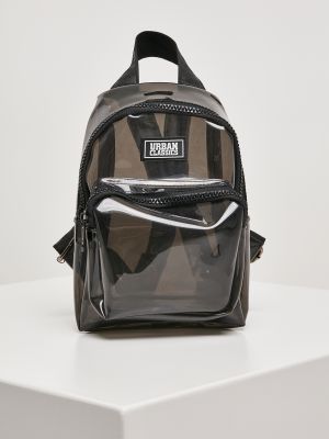 Priehľadný batoh Urban Classics Accessoires čierna