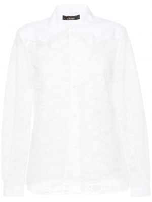 Siuvinėta marškiniai Twinset balta