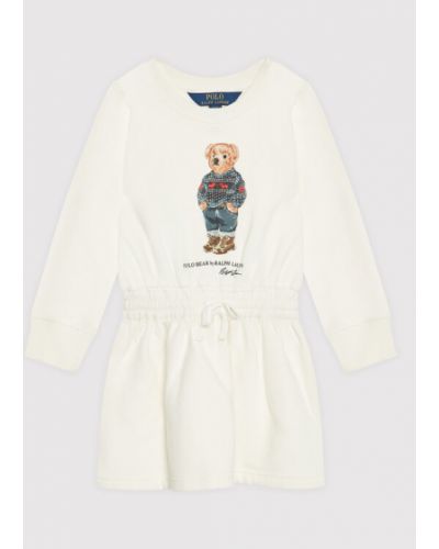 Polo Ralph Lauren Hétköznapi ruha Ls 312853296001 Fehér Regular Fit