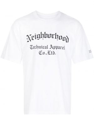 T-shirt aus baumwoll mit print Neighborhood