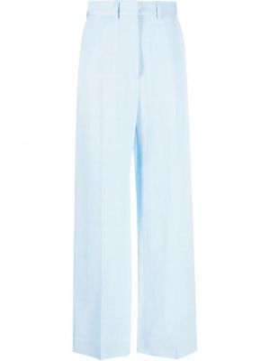 Pantalon taille haute Casablanca bleu