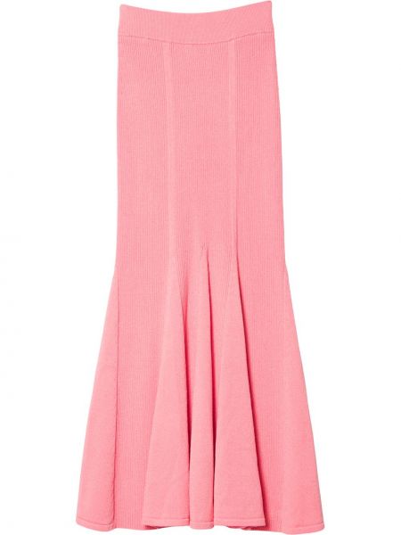 Carolina Herrera falda de tubo con dobladillo abombado - Rosa