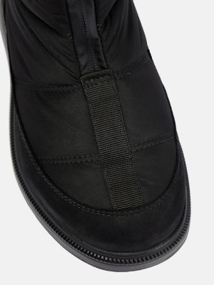 Péřové kotníkové boty Canada Goose černé