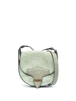 Велурени чанта през рамо Isabel Marant зелено